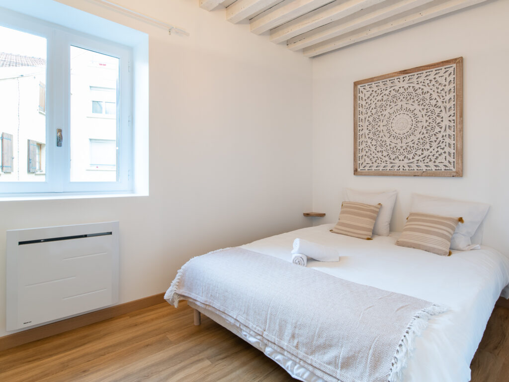 Chambre de l’appartement Ambiance bohème